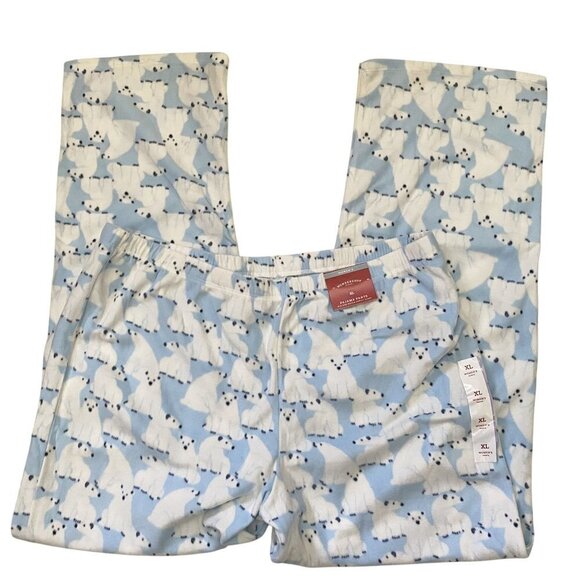 Target Polar Bear Soft Holiday Matching Family Pajama Set Wondershop™ Blue XL - Picture 7 of 7